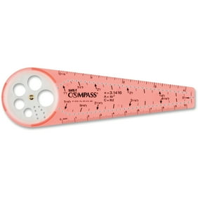 Charles Leonard CHL80965ST Compass Safety and 6/" Swing Arm Protractor Colors ...